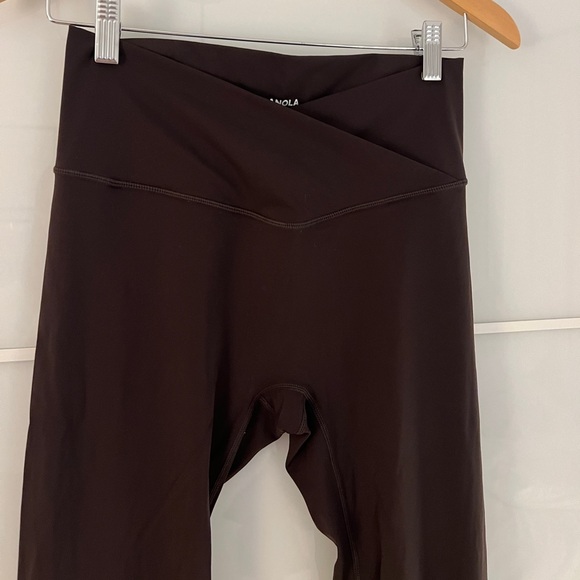 Adanola Ultimate Wrap Over Leggings - Coffee Bean - L - Picture 3 of 6